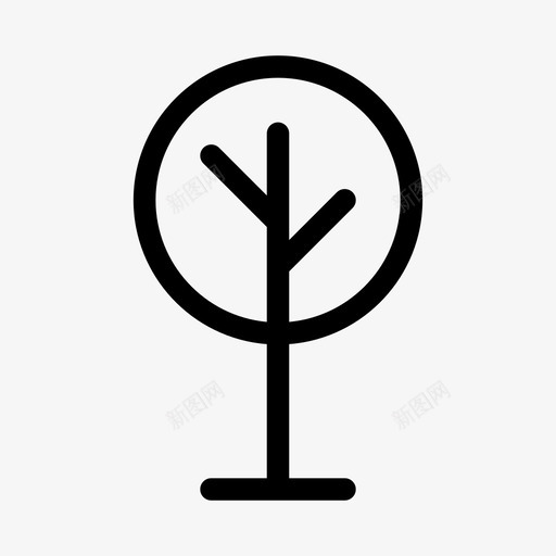 树自然生态优化图标svg_新图网 https://ixintu.com 树 生态优化 自然