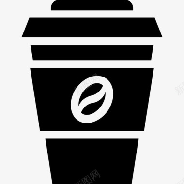 咖啡外卖咖啡杯一次性咖啡杯图标图标