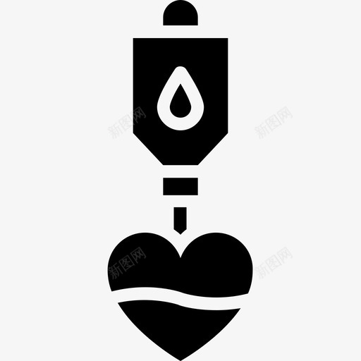 输血血液援助献血图标svg_新图网 https://ixintu.com 医疗护理 心脏滴注 献血 献血雕文图标 血液援助 输血