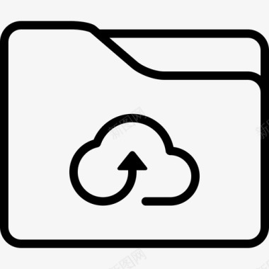 文件夹上载到云存储文件夹图标图标