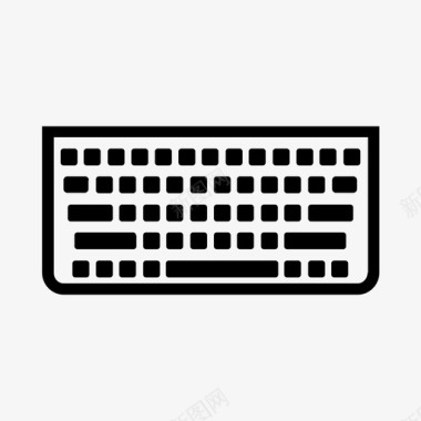 键盘电脑办公室图标图标