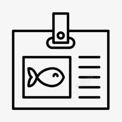 海洋工作人员钓鱼管理员水族馆海洋生物学家图标高清图片