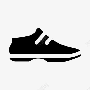运动鞋慢跑鞋图标图标