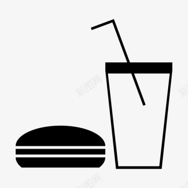 食物和饮料晚餐假期图标图标