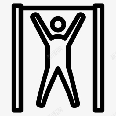 体操健身运动图标图标
