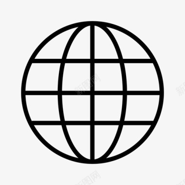 全球国际位置图标图标