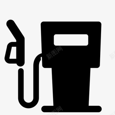 气泵燃料加油站图标图标