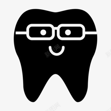学生牙齿牙齿牙医图标图标