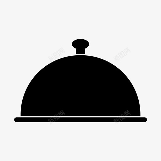 餐具厨师盘子图标svg_新图网 https://ixintu.com 厨师 厨房 厨房工具 盘子 食物 餐具