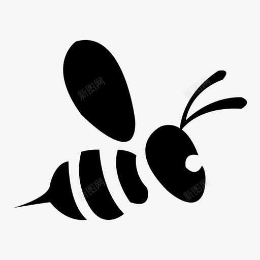 蜜蜂2svg_新图网 https://ixintu.com 蜜蜂2 iconfont-xiaomifeng