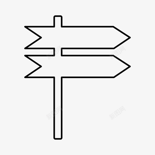 路标要素信息图标svg_新图网 https://ixintu.com 交通 信息 要素 路标 道路