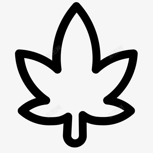 枫叶加拿大叶图标svg_新图网 https://ixintu.com 加拿大 叶 枫叶 树 植物 自然
