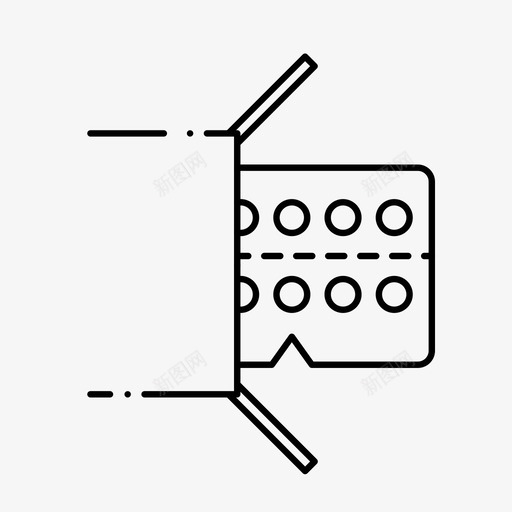 节育药物药房图标svg_新图网 https://ixintu.com 处方 节育 药丸 药房 药物