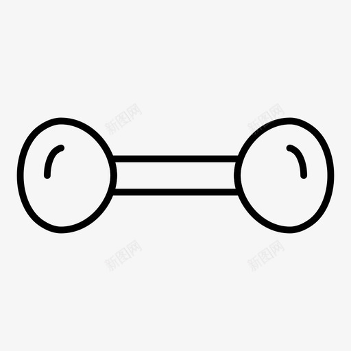 哑铃运动健身房图标svg_新图网 https://ixintu.com 举重 健身房 哑铃 肌肉 运动 运动健身瘦身