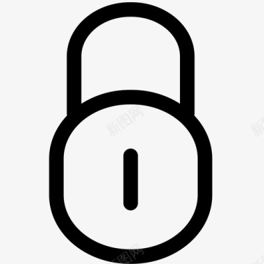 钥匙锁密码安全图标图标
