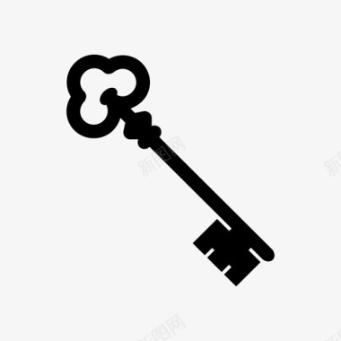 钥匙门禁房门钥匙图标图标