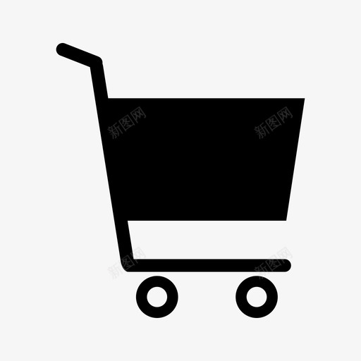 购物车商业市场图标svg_新图网 https://ixintu.com 商业 市场 购物车 销售