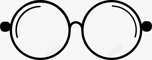 眼镜视觉风格图标svg_新图网 https://ixintu.com 眼镜 视觉 风格