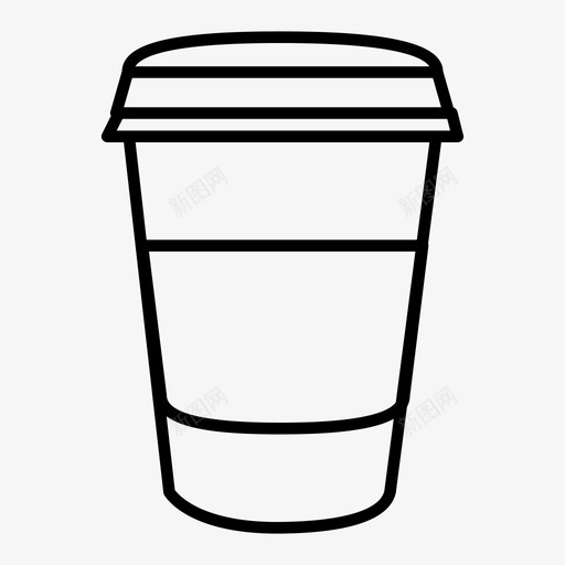 外卖咖啡杯饮料浓缩咖啡图标svg_新图网 https://ixintu.com 咖啡图标集 外卖咖啡杯 拿铁 浓缩咖啡 热饮 菜单 饮料