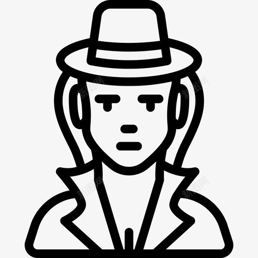 女侦探工作人图标svg_新图网 https://ixintu.com 人 女侦探 工作 职业 职业概要