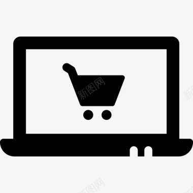 在线购买电脑电子商务象形图图标图标
