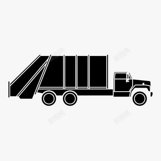 卡车集装箱自卸汽车图标svg_新图网 https://ixintu.com 卡车 自卸汽车 车辆 运输工具 集装箱