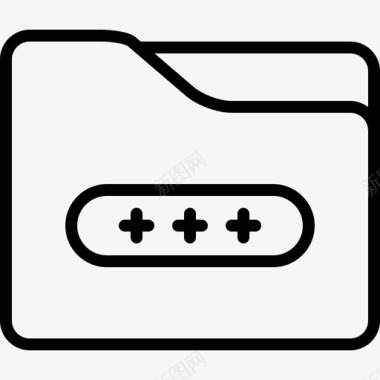 文件夹密码保护加密文件夹图标图标