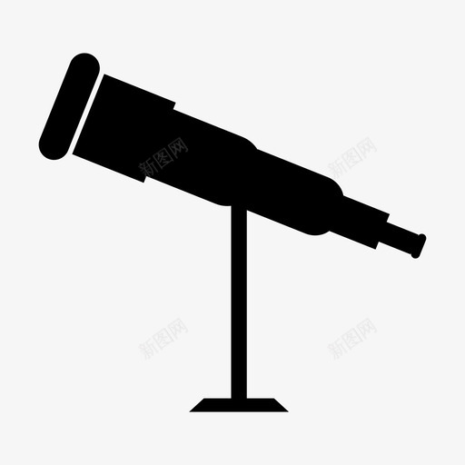 望远镜占星术天文学图标svg_新图网 https://ixintu.com 占星术 天体 天文学 太空 望远镜
