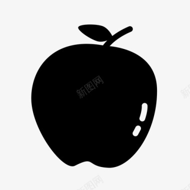 苹果水果红苹果图标图标