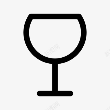 酒杯酒饮料图标图标