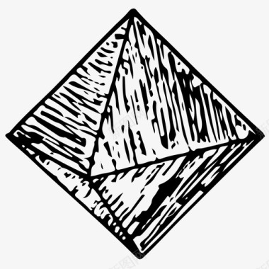 四面体图形几何图标图标