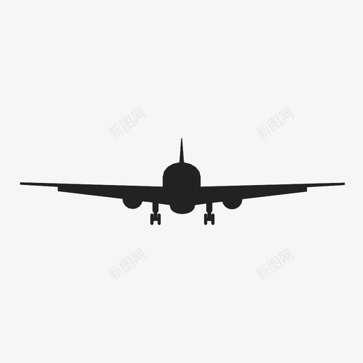 飞机着陆飞行员图标svg_新图网 https://ixintu.com 着陆 起飞 飞机 飞行员
