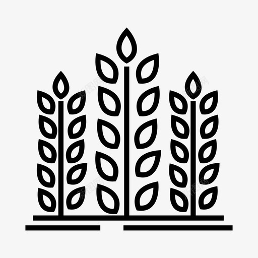 粮食农业农作物图标svg_新图网 https://ixintu.com 农业 农业园艺系列版 农作物 园林 粮食 自然