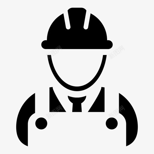 建筑工人头像工程师图标svg_新图网 https://ixintu.com 劳工 头像 安全帽 工程师 建筑工人 建筑工人图标业务向量样式3