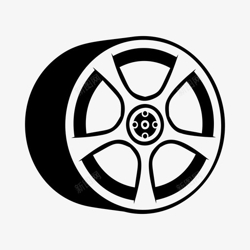 轮辋汽车轮辋汽车轮胎图标svg_新图网 https://ixintu.com 汽车轮胎 汽车轮辋 轮辋