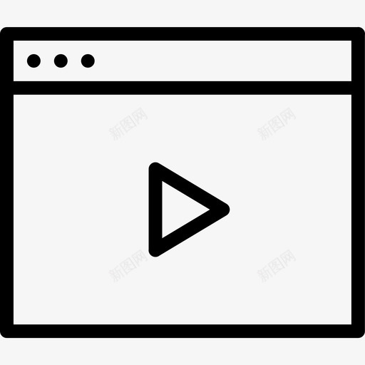 视频浏览器界面我的教室图标svg_新图网 https://ixintu.com 我的教室 界面 视频浏览器