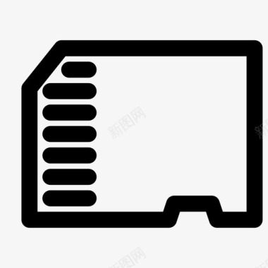 存储卡文件microsd图标图标
