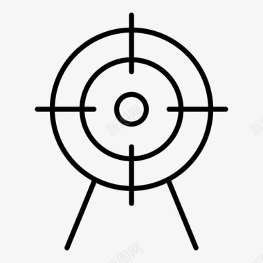 目标活动箭头图标图标