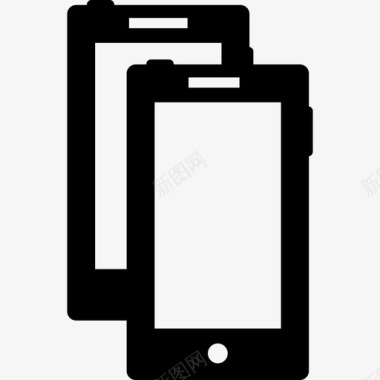 两部智能手机技术windowsphone用户界面图标图标
