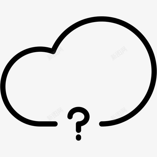 云问题问号云服务器网络1图标svg_新图网 https://ixintu.com 云服务器网络1 云问题 问号