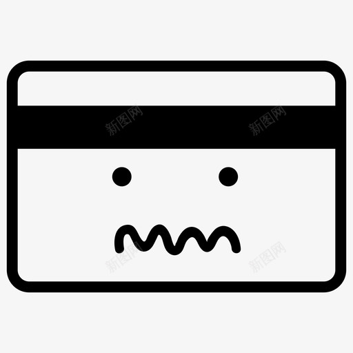 混淆信用卡借记卡表情符号图标svg_新图网 https://ixintu.com 借记卡 支付 混淆信用卡 空 表情符号