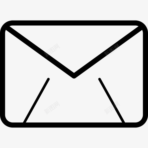电子邮件信封界面优雅的界面图标svg_新图网 https://ixintu.com 优雅的界面 电子邮件信封 界面
