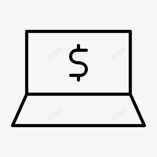 在线支付商务互联网图标svg_新图网 https://ixintu.com 互联网 商务 在线支付 货币