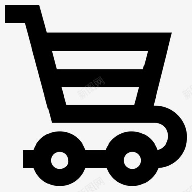 购物车电子商务在线购物图标图标