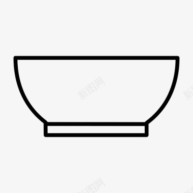 碗容器烹饪图标图标