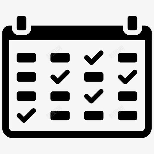 时间表日程表截止日期图标svg_新图网 https://ixintu.com 团队合作 截止日期 日程表 时间表 活动