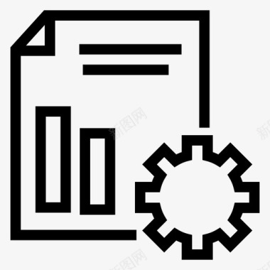 文件设置业务齿轮图标图标