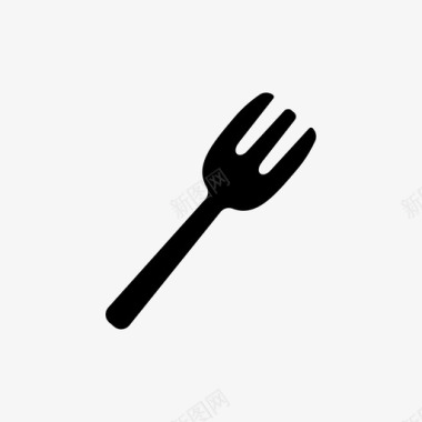 叉子餐具餐食图标图标
