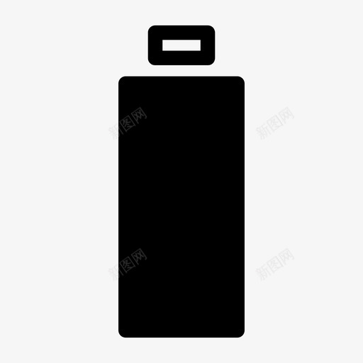 空电池电池充电充电图标svg_新图网 https://ixintu.com 充电 没电 电池充电 空电池