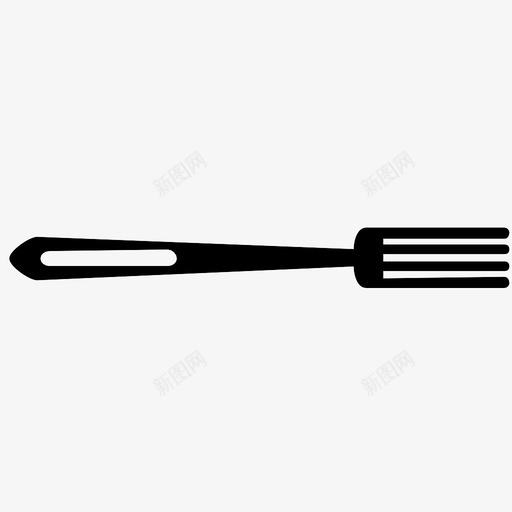 叉子餐具餐厅图标svg_新图网 https://ixintu.com 叉子 工具 餐具 餐厅